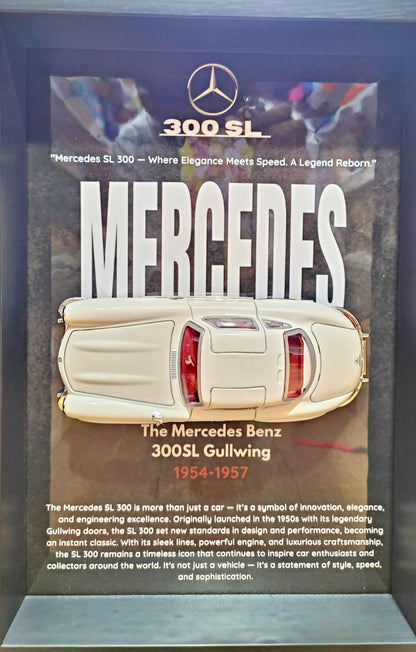 3D Car Frame - Diecast Model Wall Art