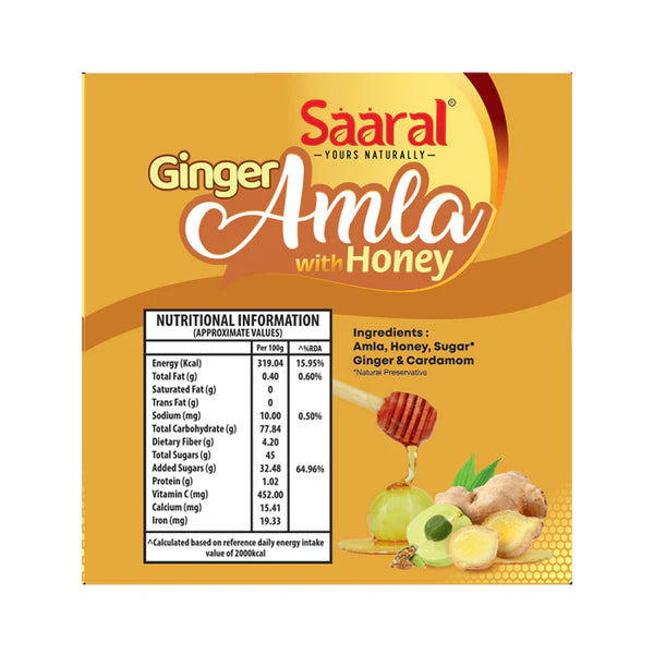 Saaral Ginger Amla with Honey (6 Pcs)