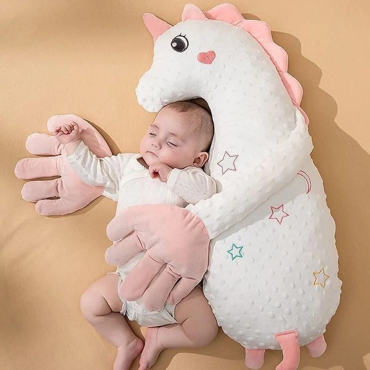 Electric Soothing Baby Hug Pillow – Automatic Gentle Patting Sleep Lounger with Remote Control