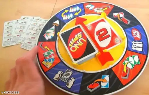 Uno Spin Card Fun Game for Family Spin and fun