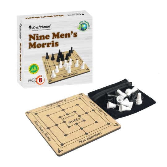 Nine Men’s Morris Board Game