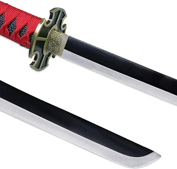 Pirate Hunter Red Katana – Carbon Steel Sword Replica