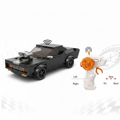 249 Pieces Building Blocks Model Kit – 1:20 Scale Black Sports Vehicle Static DIY Construction Set for Kids 6+ & Teens, Collectible Display Toy...
