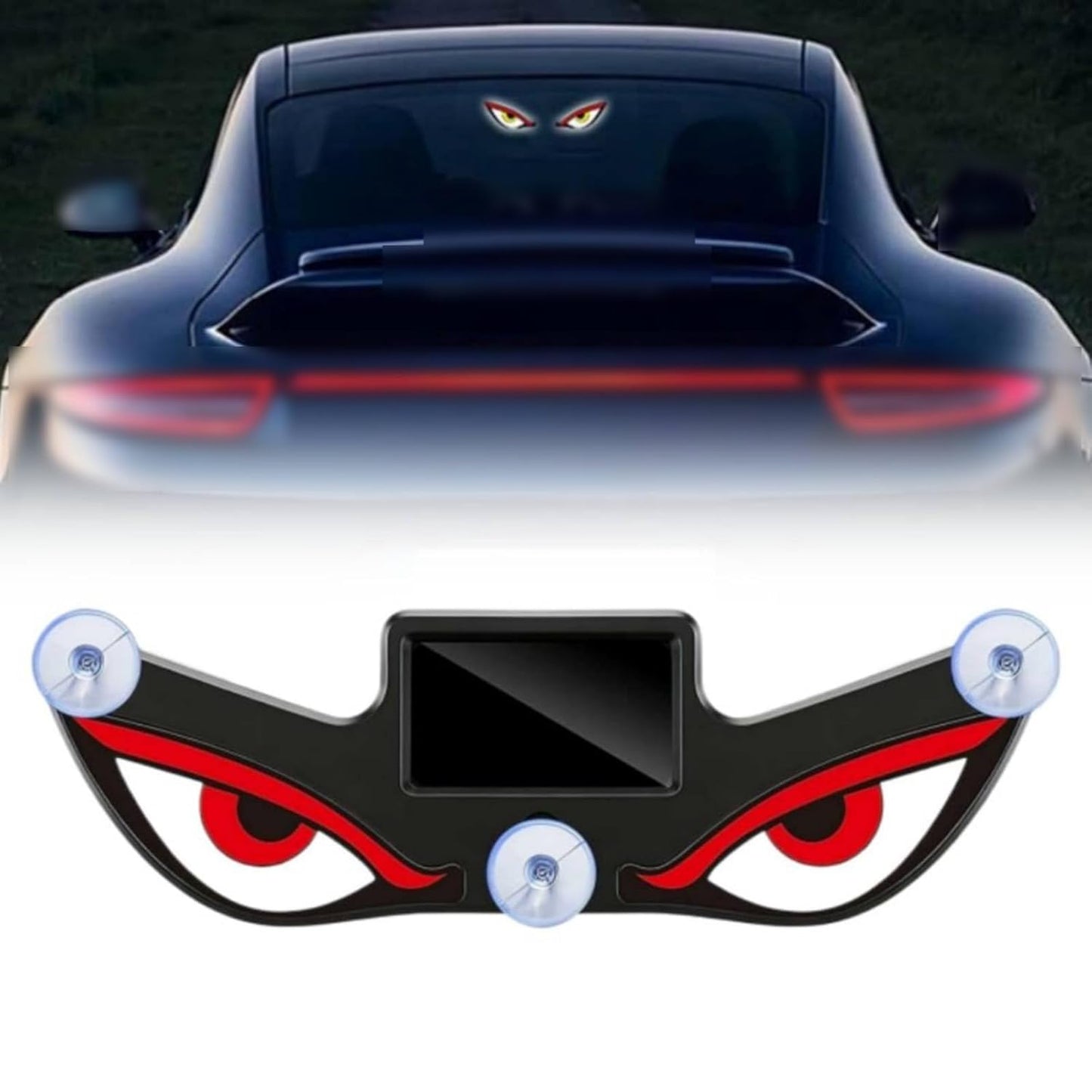 Wireless Triangle Window Light Energy Efficient Solar Devil Eye Light for Night Driving, Y3 Solar Devil Eye