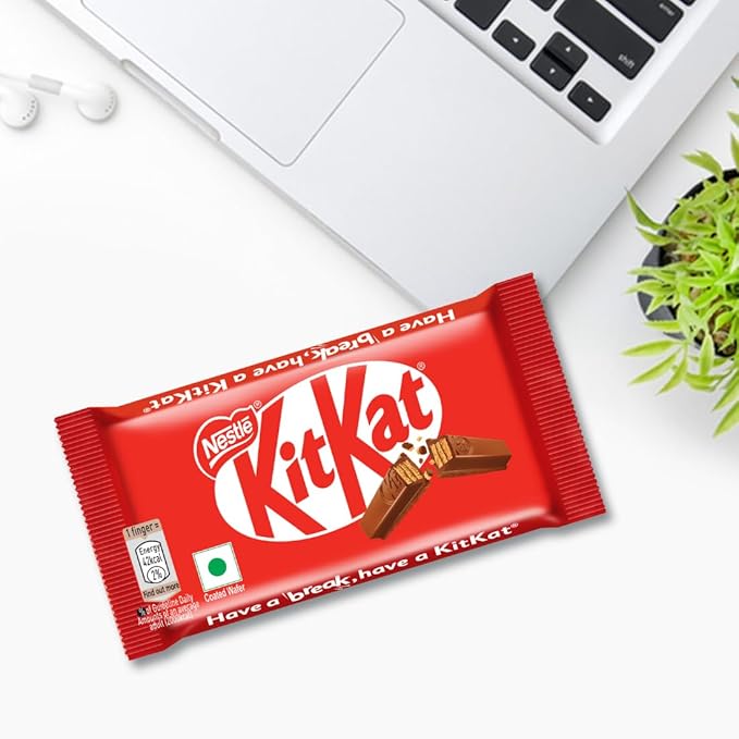 KITKAT 25RS ( 3 Fingers ) Chocolate Coated, Wafer Bar –28.5g, Pack of 28 Units , 798g, Box