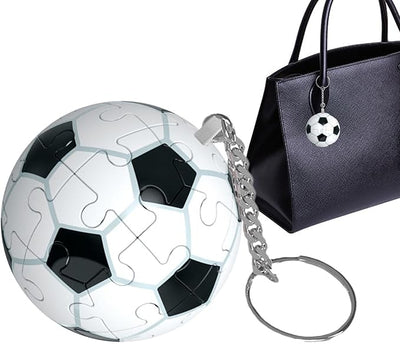 Football Puzzle Keychain - Challenge On the Go