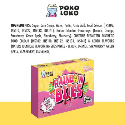 Poko Loko Rainbow Bites Chewy Jelly Candy