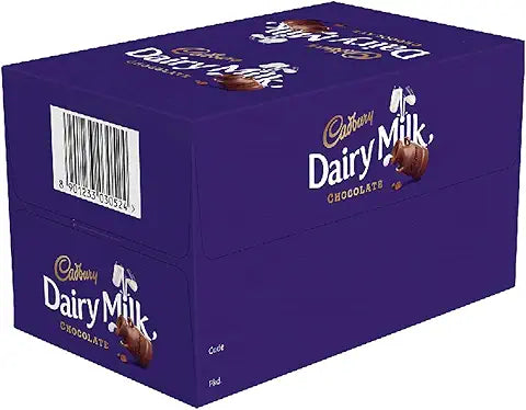 DairyMilk Chocolate Bar 10 rs - 13.2g (Pack of 56) | Smooth & Creamy Milk Chocolate Treats