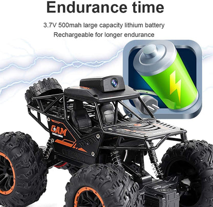 Rock crawler camera car  remote control -Rc Car with 720P HD FPV WiFi Camera|2.4Ghz 1/18 Scale Off-Road Remote Control with mobile control