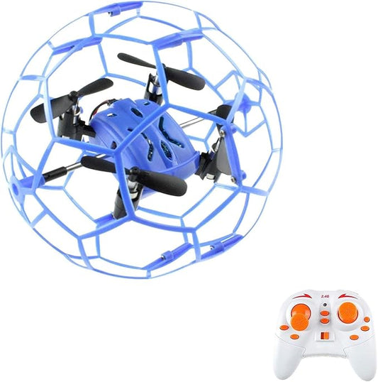 4-Channel Mini RC Remote Controlled UFO Model, Cage Protection, Drone Quadcopter Multicopter with 2.4 GHz Technology