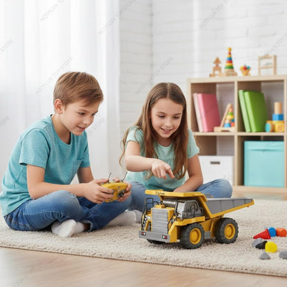 RC Dump Truck Remote Control Construction Vehicle, Kids RC Construction, Dump Truck for Boys, Construction Toys, Toy for Kids