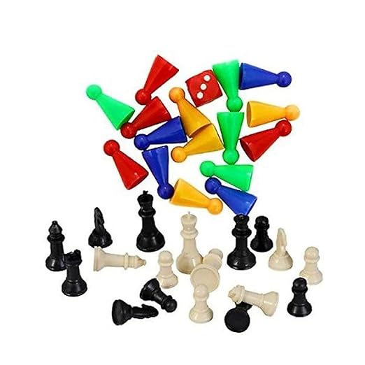 3-in-1 Games Pack: Ludo, Snakes & Ladders, and Chess