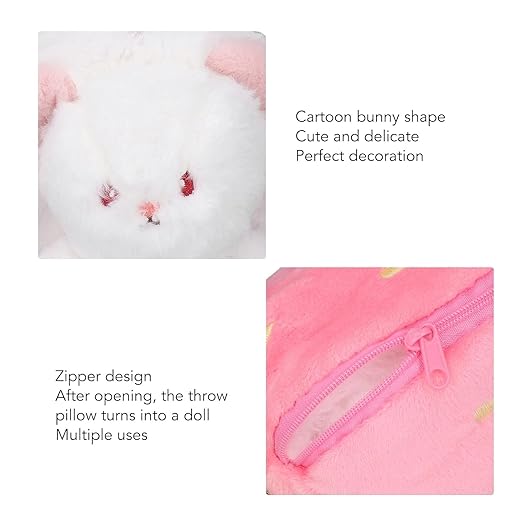 Soft Strawberry Zipper Bunny Soft