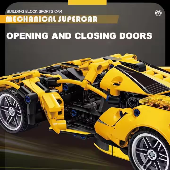 Car PullBack Super car Building Toy car – car blocks™ Racing Blocks 1:18 for Kids & Car Collectors (Multiple Variants)