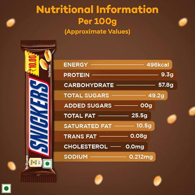 Snickers Peanut Filled Chocolate Bars 15 gms (Box)