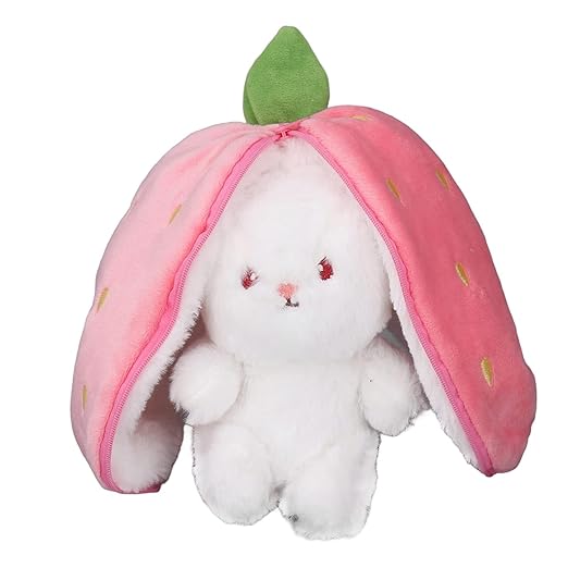 Soft Strawberry Zipper Bunny Soft