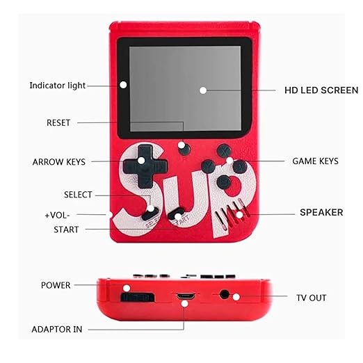 Sup 400 in 1 Retro Video Game Handheld Classical Game