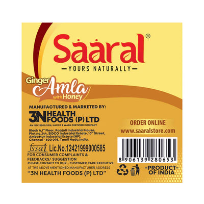 Saaral Ginger Amla with Honey (6 Pcs)