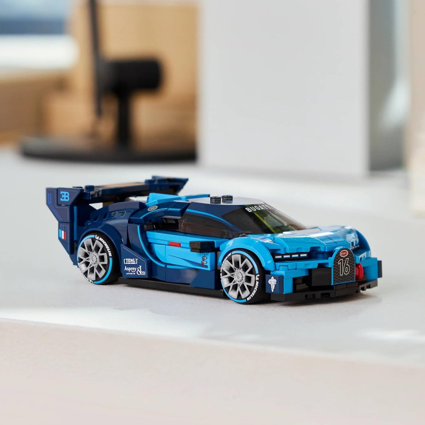 LEGO Speed Champions Bugatti Vision Gran Turismo Hyper Sports Car Model Kit and Building Set 77253