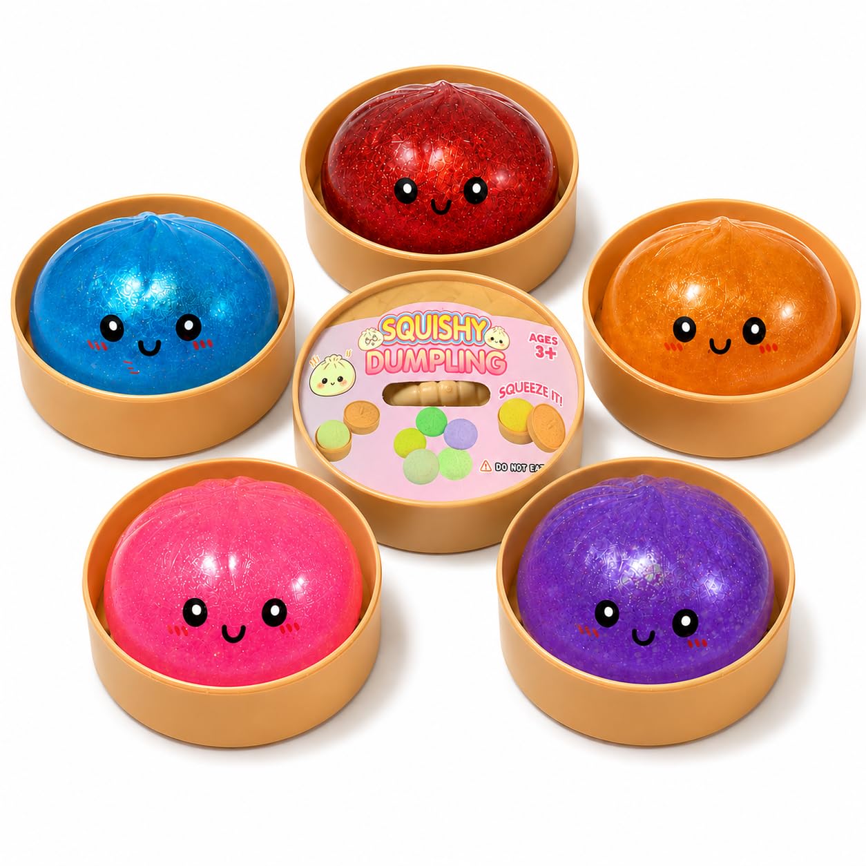 Squishy Ball |Squishy Mystery Box | Cute Big Stress Ball | Fidget Sensory Toy for Adults Anxiety Relief | (PC of 1 Multi - Colour)