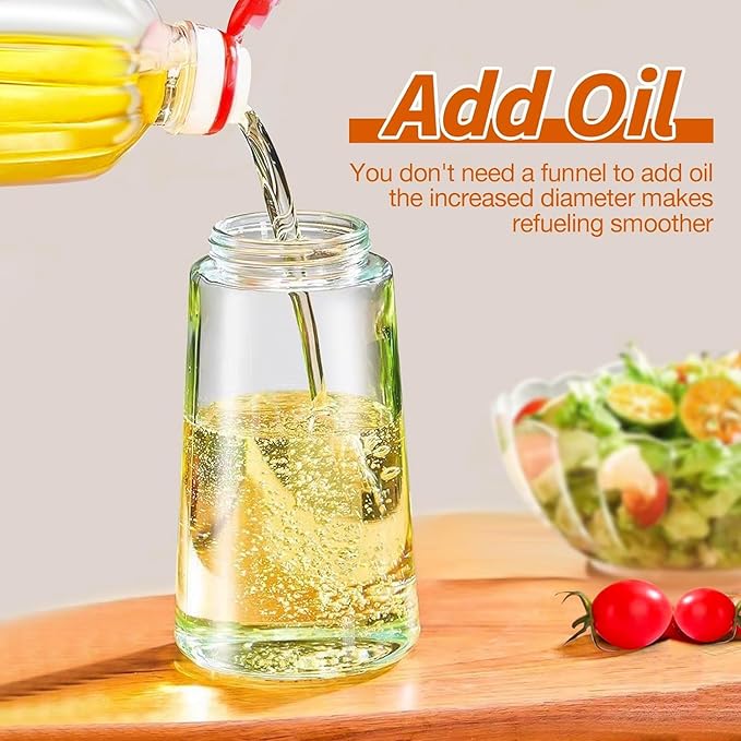 2 In 1 Oil Dispenser Oil Spray Bottle 500ML For Cooking