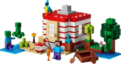LEGO Minecraft The TNT Jungle House, Video Game Collectible Toy 21275 Building Blocks Toys for 8+ Gift for Boys and Girls