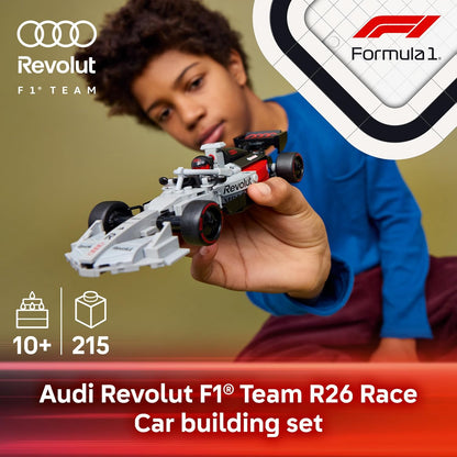 LEGO Speed Champions Audi Revolut F1 Team R26 Race Car Toy - Building Sets for Boys & Girls, Ages 10+ - F1 Car Kit for Display or Play - Gift for Birthdays - 77259
