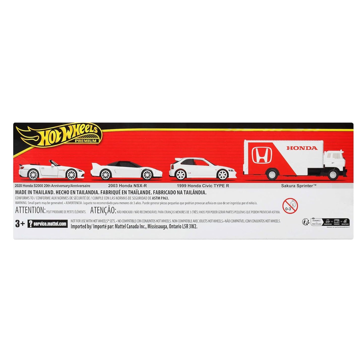 Hot Wheels® Premium Collector Display Sets, 3 1:64 Scale Cars & 1 1:64 Scale Team Transport Vehicle, Metal/Metal™ Chassis & Real Riders™ Tires