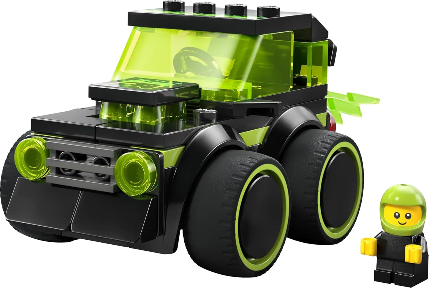 LEGO City Rides – Gaming Race Car - Model Car Kit - Race Toy with Driver Minifigure - 60484