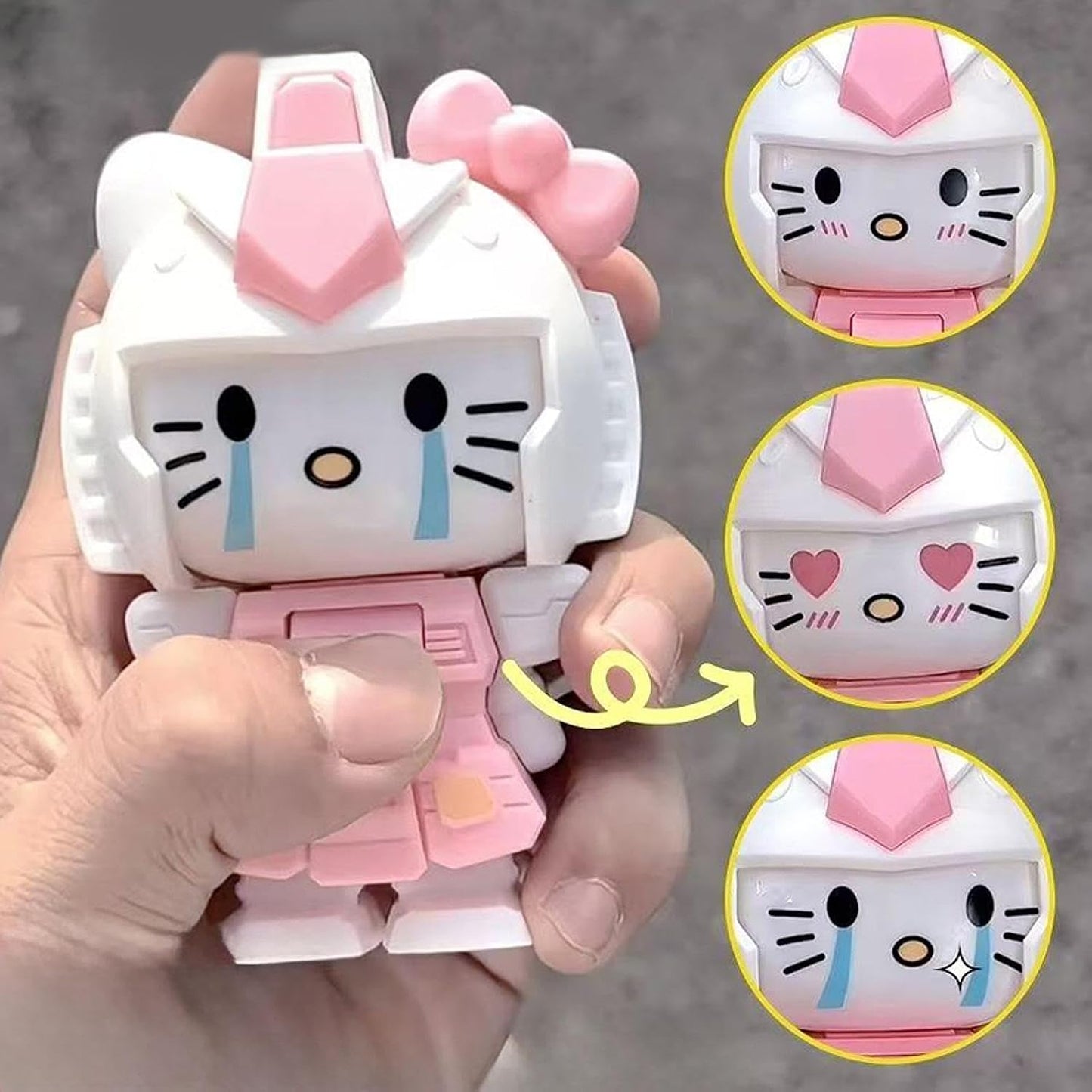 Face Changing Doll Key Holder Cartoon Character Keychain for Men Gifts Pink|Dolls & Bears|Dolls & Bears|Dolls & Bears|1 Face Changing Doll Toy with Key ring (Pack of 2)
