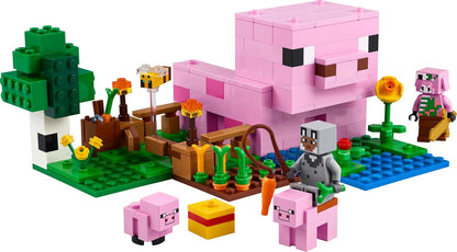 LEGO Minecraft The Baby Pig House Gamer Building Toy Animal Set for Kids 21268 Building Blocks Toys for 7+ Gift for Boys and Girls Visit the LEGO Store