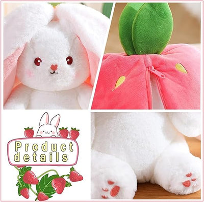 Soft Strawberry Zipper Bunny Soft