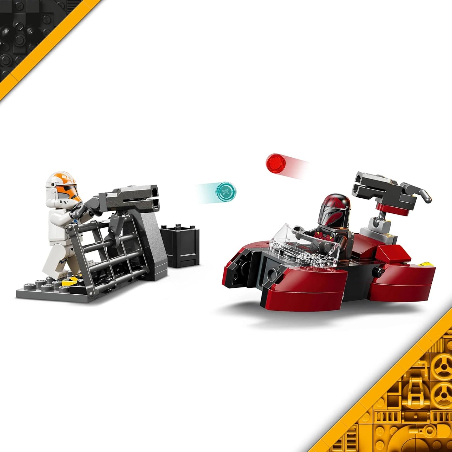 LEGO Star Wars Siege of Mandalore Battle Pack - Toy Building Set with 4 Minifigures - 75449