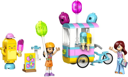 LEGO Friends Ice Cream & Balloon Stand - Pretend Play Toy - 2 Minidolls, Balloons and Bike - 42692