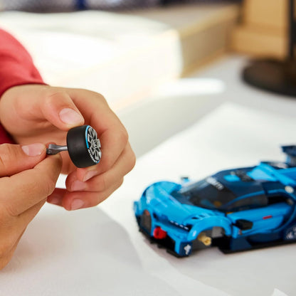 LEGO Speed Champions Bugatti Vision Gran Turismo Hyper Sports Car Model Kit and Building Set 77253