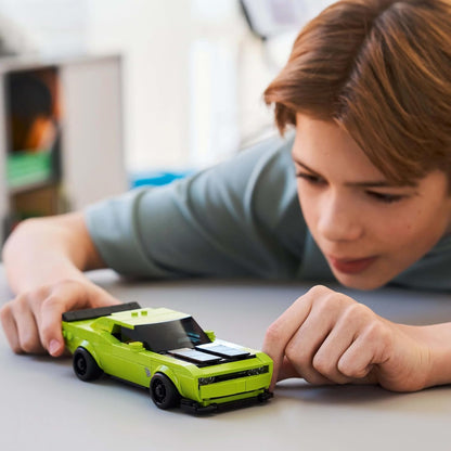 LEGO Speed Champions Dodge Challenger SRT Hellcat Sports Car Toy 77237 Building Blocks Toys for 9+ Gift for Boys and Girls