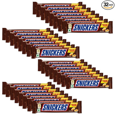 Snickers Peanut Filled Chocolate Bars 15 gms (Box)