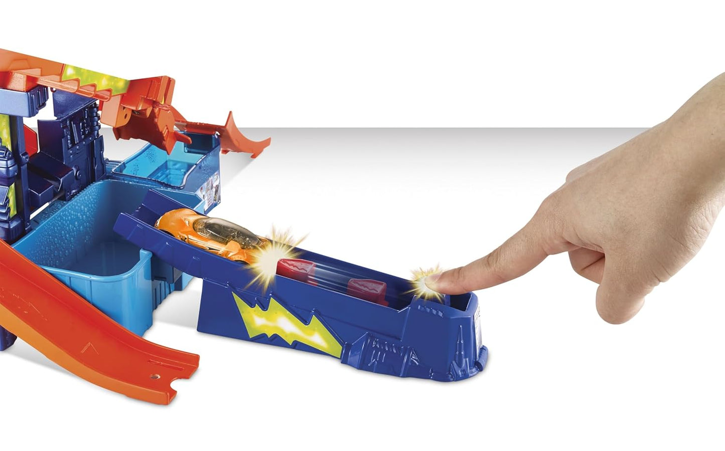 Hot Wheels® Color Shifters™ Science Lab with 1:64 Scale Cars, Track, Waterfall Ages 3 and Older