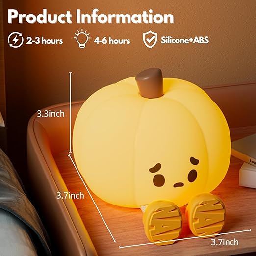 Cute Pumpkin Night Light