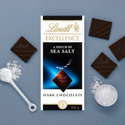 Lindt Excellence A Touch of Sea Salt Bar 100g