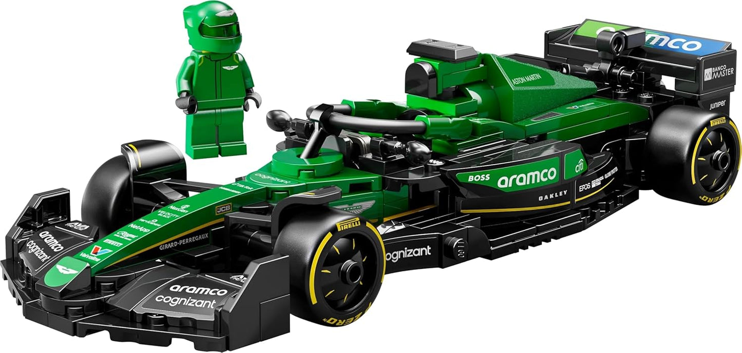LEGO Speed Champions Aston Martin Aramco F1 AMR24 Race Car Vehicle Set 77245 Building Blocks Toys for 10+ Gift for Boys and Girls