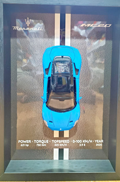 3D Car Frame - Diecast Model Wall Art