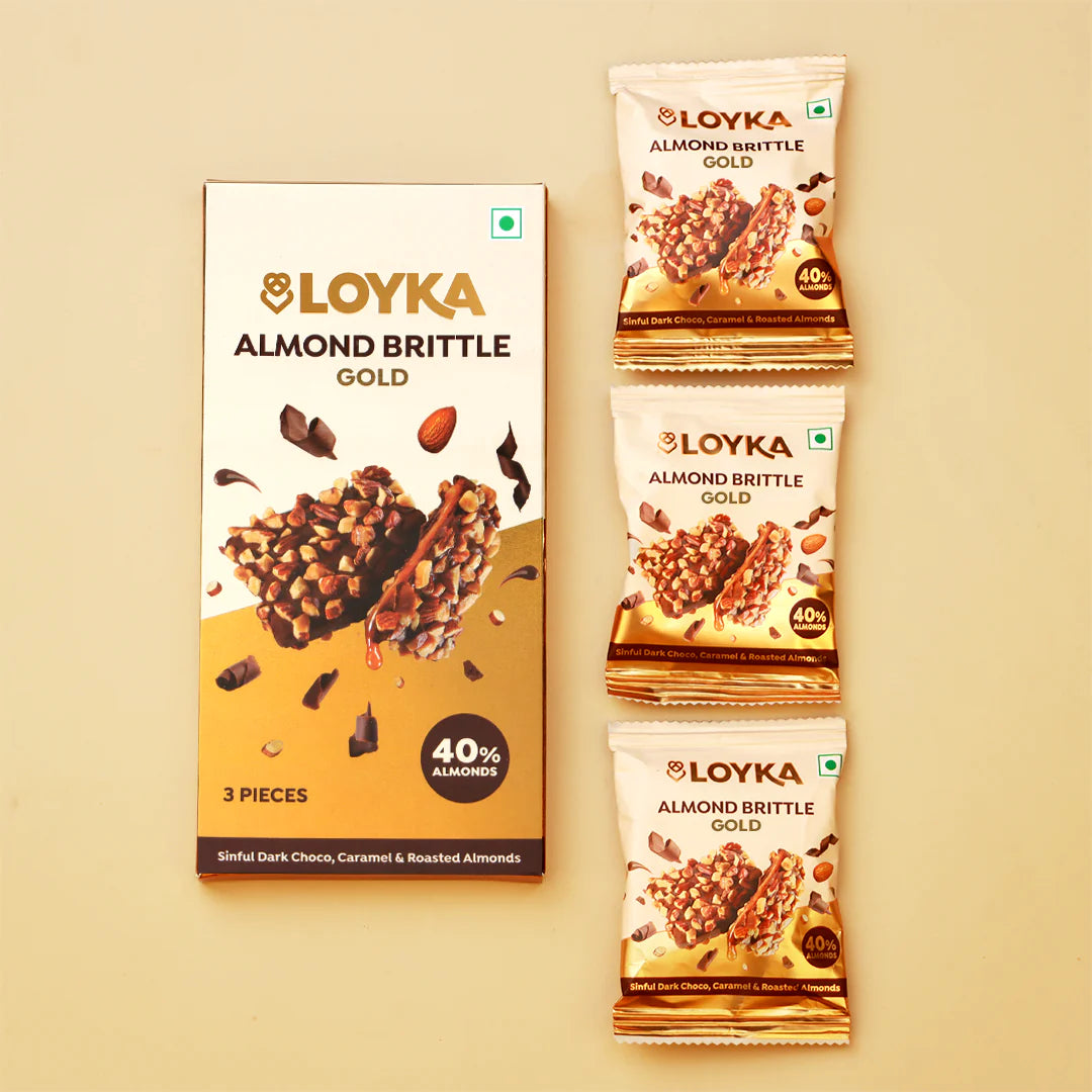 Loyka Almond Brittle Gold 3 Pcs Box