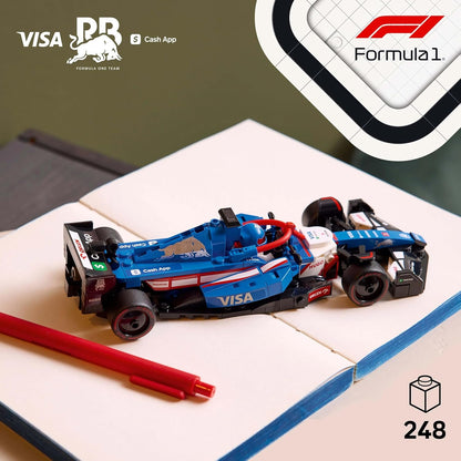 LEGO Speed Champions Visa Cash App RB VCARB 01 F1 Race Car Vehicle Kit 77246 Building Blocks for 18+ Gift