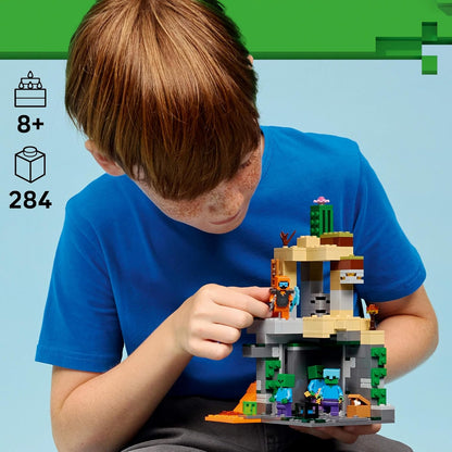 LEGO Minecraft Zombie Dungeon - Pretend Play Building Toy - Kids' Gaming Playset Ages 8+ - 21587