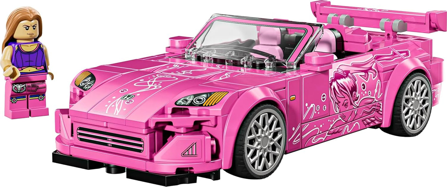 LEGO Speed Champions 2 Fast 2 Furious Honda S2000 Car Toy 77241 Building Blocks Toys for 9+ Gift for Boys and Girls