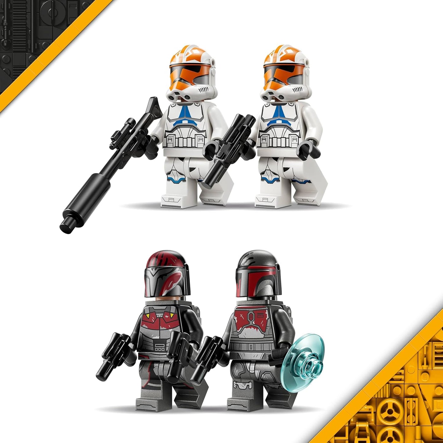 LEGO Star Wars Siege of Mandalore Battle Pack - Toy Building Set with 4 Minifigures - 75449