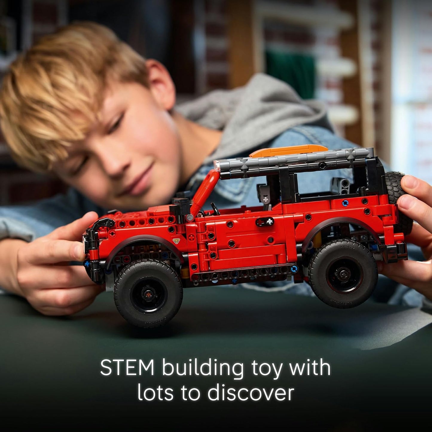LEGO Technic Ford Bronco SUV Model Car Kit, STEM Building Set 42213 Toys for 9+ Gift for Boys and Girls