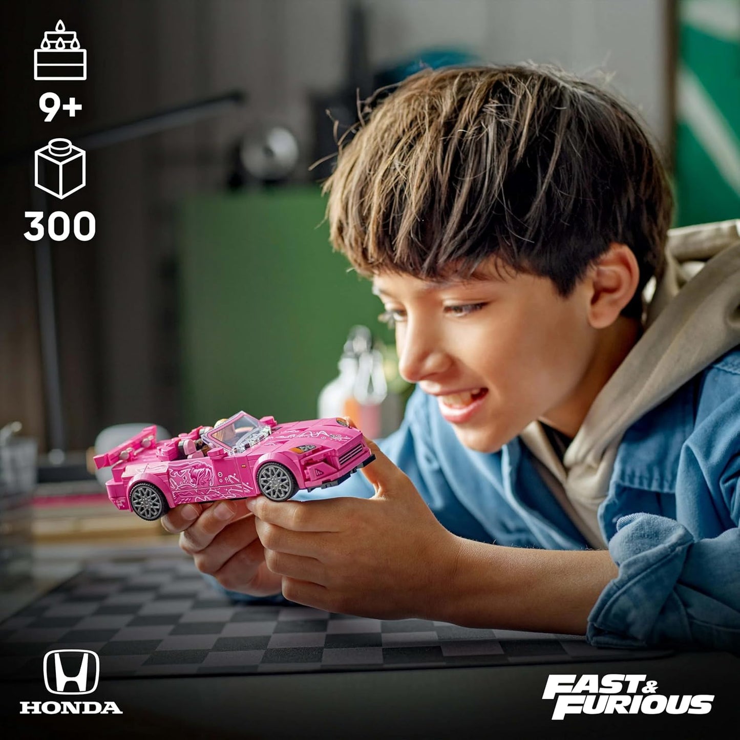 LEGO Speed Champions 2 Fast 2 Furious Honda S2000 Car Toy 77241 Building Blocks Toys for 9+ Gift for Boys and Girls