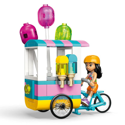 LEGO Friends Ice Cream & Balloon Stand - Pretend Play Toy - 2 Minidolls, Balloons and Bike - 42692